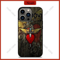 Bon Jovi Wooden Phone Case for iPhone 14 Pro Max / iPhone 13 Pro Max / iPhone 12 Pro Max / Samsung Galaxy Note 20 / S23 Ultra Anti-fall Protective Case Cover 921