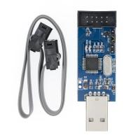 【Hot-Selling】 Kids Tech 1ชิ้น USB ASP USB โปรแกรมเมอร์ ISP AVR USB ISP USB ASP ATMEGA8 ATMEGA128 Win7 64K