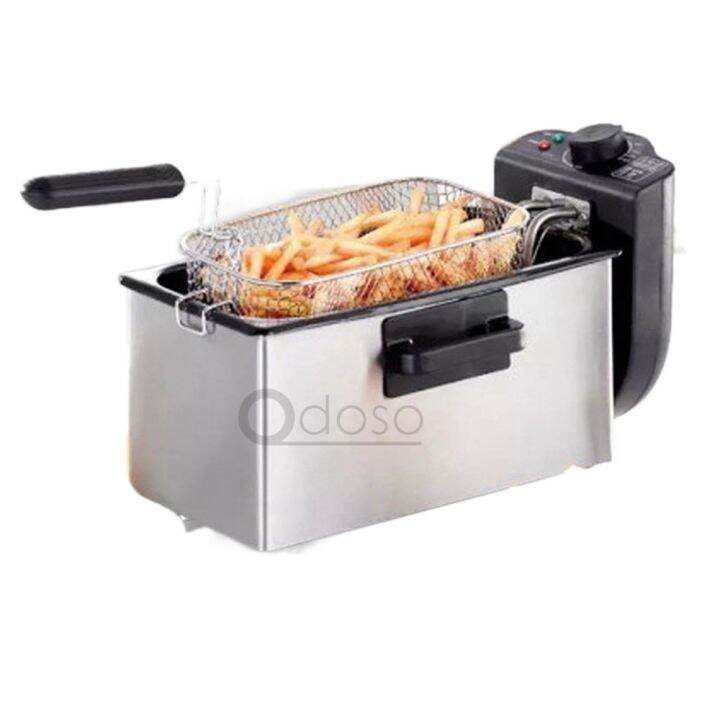 Odoso 2000 Watt 3 Liter Home Use Electric Deep Fryer Goreng (Free