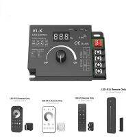 DC12-24V V1-K 20A รีโมทควบคุมความดันคงที่1ลูกบิดช่องสัญญาณ + RF 2.4G รีโมทคอนโทรลไร้สายสำหรับเดี่ยวสีแอลอีดีไฟโคมไฟแถบ