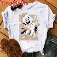 Genshin Impact Hu Tao Xiao Kaedehara Kazuha Tshirt Male Graphic Tees White T Shirt Tshirt Aesthetic