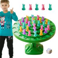 Balance Toys for Kids Children Balance Tree Interactive Bunny Counting Toys Educational Stacking Toys for Early Education Cute Toys for Home Kindergarten gently