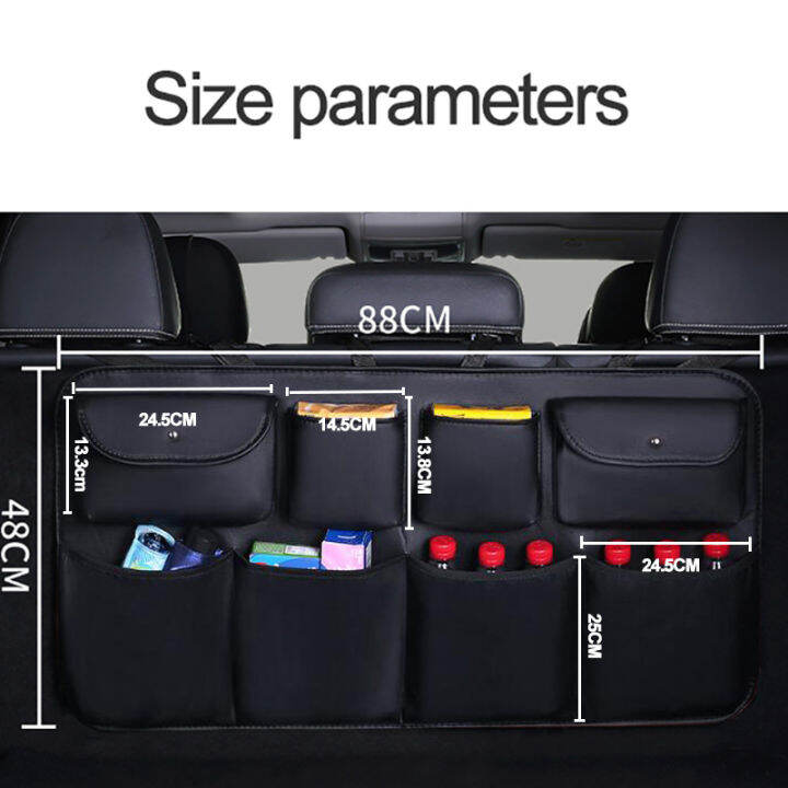 pu-leather-car-storage-bag-large-capacity-net-storage-bag-car-organizer-rear-seat-back-pocket-auto-trunk-stowing-tidying