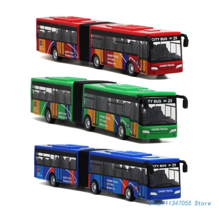 Pull Back School Bus Toy Classic Shuttle Bus Diecast Bus Set Pull Back ...