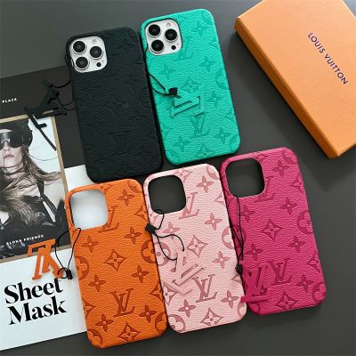NEW LUXURY BRAND Leather phone case with box case for iphone 14 14plus 14pro 14promax 13 13pro 13promax 12 12pro 12promax for Lady with pendant for iphone 11 11promax Colourful High-end protective case for iphone x xr xsmax 7 7plus 8plus 8 Elegant cute