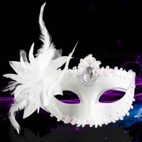 ฮาโลวีนอุปกรณ์ตกแต่งผู้หญิงเทศกาลปาร์ตี้ดอกไม้ Hard Eye-Mask เซ็กซี่ Masquerade Ball Mask Decor เครื่องแต่งกาย Eye Shield