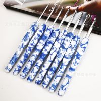 [COD] Knitting crochet blue and white porcelain hook 8 needles blister pack 2022 new multi-size sweater set