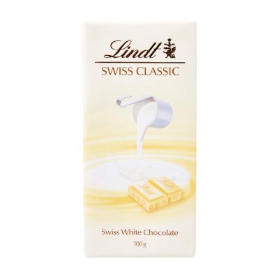 Swiss White Chocolate 100g. (Lindt Brand) ช็อกโกแลตขาว (ตรา ลินด์ต)