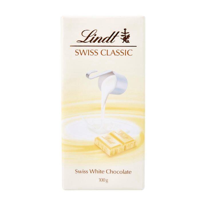 swiss-white-chocolate-100g-lindt-brand-ช็อกโกแลตขาว-ตรา-ลินด์ต