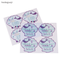 hedeguoji?Gift?Cheap? 40pcs Mermaid Seal สติ๊กเกอร์ขอบคุณ Sea Shell labels DIY อบป้ายของขวัญ