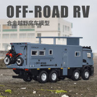 1:32 Benz OFF-ROAD RV จำลอง Diecast โลหะผสมรุ่นรถเสียงดึงกลับคอลเลกชันเด็กของเล่นของขวัญ F580