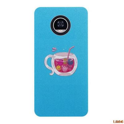 LiLi เคสน่ารักสำหรับ Motorola Moto Z2 Play WG-XRTD-1ปลอกเคสซิลิโคนทีพียูนิ่มเคสโทรศัพท์มีลายสีสันสดใส