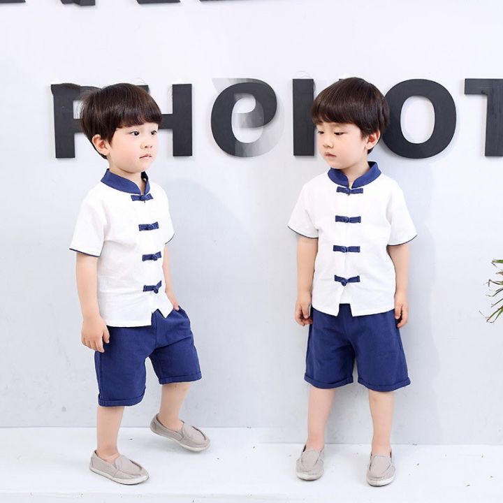babyface-ชุดจีนเด็กเล็ก-2-ชิ้น-เสื้อ-กางเกง