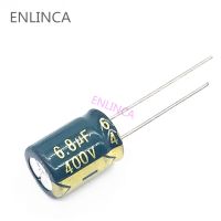 30pcs/lot 6.8UF high frequency low impedance 400V 6.8UF aluminum electrolytic capacitor size 8x12MM S32 20% Electrical Circuitry Parts