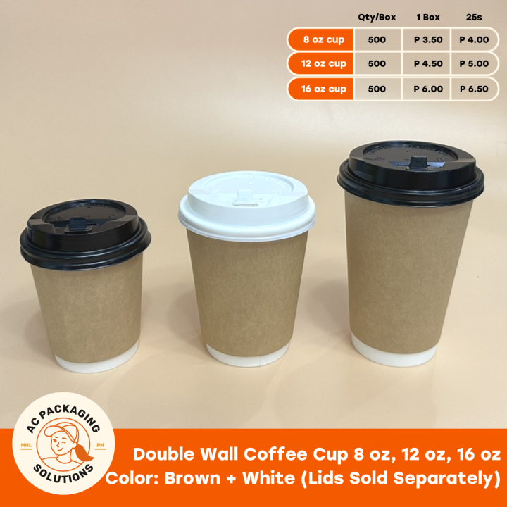 Disposable Paper Cup 8 oz 25S - 25 pcs.