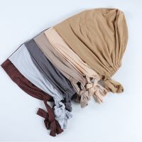 【YF】 Soft Inner Muslim Women Hijab Cap Head Wear Hat Underscarf Cotton Hats Bonnet Turkish Scarves Arab Headdress India Caps