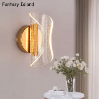 Simple LED Wall Lamp AC110V 220V 230V Indoor Lighting Home Bedroom Bedside Lamp Balcony Aisle Corridor Light