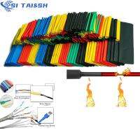 164 ชิ้น/เซ็ตชุดท่อหดความร้อนชุดปลอกหุ้มฉนวน Termoretractil Polyolefin การหดตัว Assorted Heat Shrink Tubing Wire Cable-lihanrui