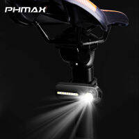 PHMAX มัลติฟังก์ชั่สายคล้องไหล่แสงที่สำคัญแสงจักรยานไฟท้ายประเภท-C แบบชาร์จกลางแจ้งไฟฉายปากกาคลิปตระเวนความปลอดภัยไฟเตือน