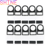 Shine 10pcs ปุ่มกดสวิทช์แผงฉลากกรอบติดตั้งขนาด22mm