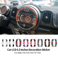 Car LCD 6.5 Inches Decoration Sticker Interior Styling Accessories For MINI One Cooper Clubman F54 F55 F56 F57 F60 Countryman