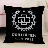 Pillow bed pillowcase 45X45 double-sided printed R-Rammstein sofa decorative pillowcase 45 * 45