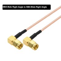 สายเคเบิล Rg316กั้นไปยัง Sma หญิง Sma ตัวผู้50โอห์ม Rf Coaxia แบบผมเปียเราเตอร์อินเตอร์เน็ตไร้สายสายต่อขยายเสาอากาศสายโคแอกซ์RF จัมเปอร์