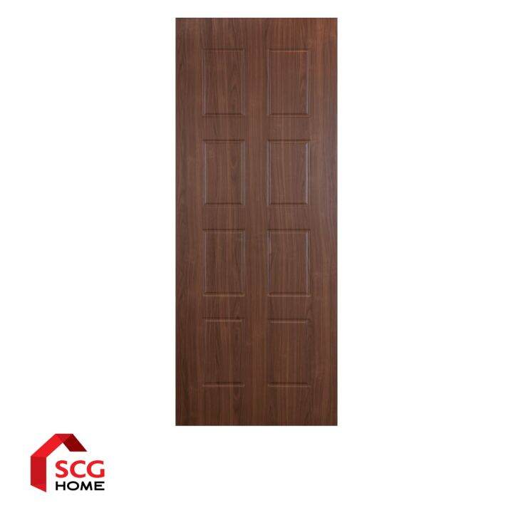 scg-home-ประตูmdf-ภายในปิด-pvc-pe02วอลนัท80x200-ไม่เจาะลูกบิด