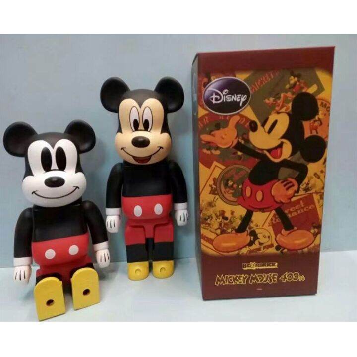 ฟิกเกอร์การ์ตูน-disney-mickey-minnie-400-28cm-bearbrick