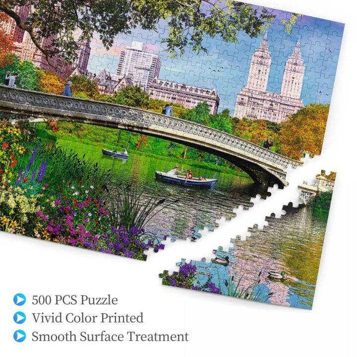 central-park-new-york-wooden-jigsaw-puzzle-500-pieces-educational-toy-painting-art-decor-decompression-toys-500pcs