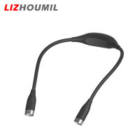 LIZHOUMIL ไฟอ่านหนังสือ LED แบบพกพาคอในตัว1000MAH แบตเตอรี่ลิเธียม Pelindung Mata ไฟอ่านหนังสือไฟ LED เซ็นเซอร์สัมผัสอ่านหนังสือ