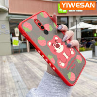 YIWESAN เคสสำหรับ Xiaomi Redmi โน๊ต8 Note8 Pro Note 8T เคสโทรศัพท์แบบแข็งกันกระแทกลายขอบสี่เหลี่ยมปลอกซิลิโคนนิ่มคลุมทั้งหมดเคสป้องกันเลนส์กล้อง