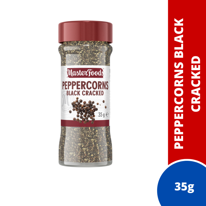MasterFoods Black Peppercorn Cracked 35g Exp Sep 2023 Lazada