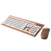 OKER Keyboard (2in1) USB (KM-2068) Gold