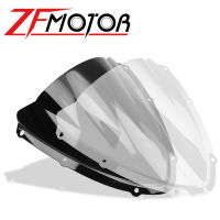 For Suzuki GSXR 600 750 R gsxr600 gsxr750 600R 750R K8 2008 2009 2010 08 09 10 Windshield Black WindScreen Double Bubble