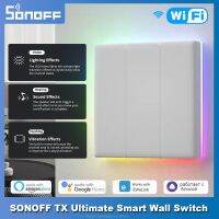 【LZ】 SONOFF TX Ultimate Smart Wall Switch Full Touch Access LED Light Edge Multi-Sensory eWeLink Remote Control via Alexa Google Home