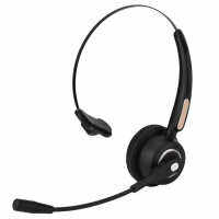 Call Center Headset Wireless Over-the-Head Noise Canceling Headphones with USB for Computer Truck Car Drivers Office Phones Over The Ear Headphones