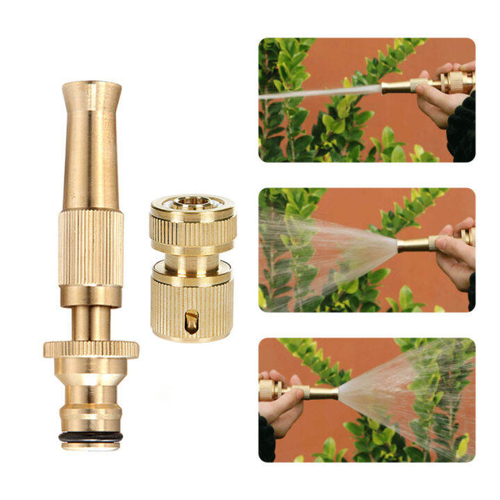 1/2" Water Tool Quick Connector Copper Nozzle Water Tool Head Watering