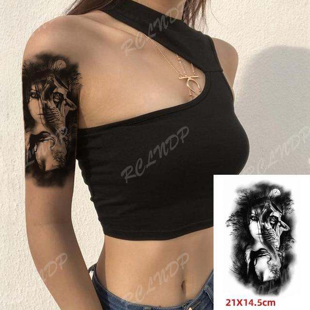 hot-dt-temporary-sticker-demon-hand-shake-hands-flash-tatoo-fake-tatto-arm-leg-for-men