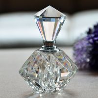 H D 3ml Women Mini Crystal Cut Transparant Perfume Bottle Glass Bottle Refillable Gift Empty Refillable Perfume Bottle