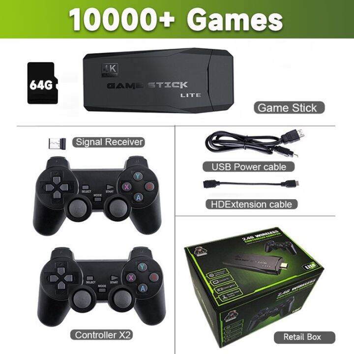 4K GD10 Retro Game Console 60Fps HDMI HD Output Ultra Low Latency TV ...