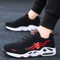 sport kasut--Playboy Men s Shoes Fall 2020 Sports Male Students Trend Cushion Running Leather