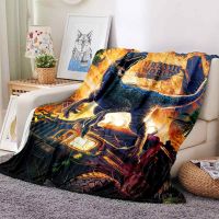 Jurassic Dinosaur Blanket - Soft and Comfortable Bedding for Sofa, Office, Nap and Air Conditioning  w88