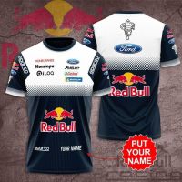 [custom name] 2023 For-red bull ktm racing team sports car 3d print t-shirt s-5xl