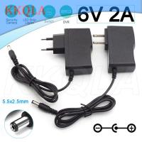 QKKQLA AC 100V-240V DC 6V 2A Power Supply Adapter LED Strips Light Power Supplies Converter Charger Switch US/EU plug