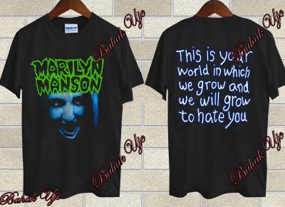 Rare Marilyn Manson Vintage T Shirt Black 1994 Tour Rock Vtg Sz S-2Xl