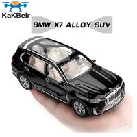 [AhQ ornaments] 1:32 BMW ของเล่นอัลลอยจำลอง X7รถยนต์แม่พิมพ์ดึงกลับรถจำลองเอสยูบีของเล่นเด็กออฟโรดของตกแต่งพาหนะ A35คริสต์มาส