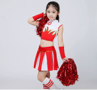 Kid Street Dance Hip Hop for Kids Cheerleader Uniform School Girl Dance Costumes Child Sports Competition Student Stage Clothing