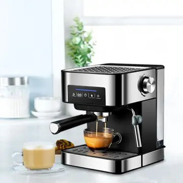 20 Bar Semi Automatic Coffee Maker Machine by BioloMix ,with Milk Steam  Frother Wand, for Espresso, Cappuccino, Latte and Mocha