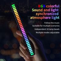 ควบคุม RGB เสียง LED โคมไฟลำโพงแถบแสงจังหวะภายในรถยนต์,เสียงภายในรถยนต์ใช้งานได้หลายฉาก